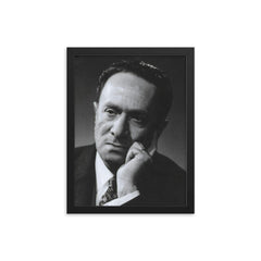 Abdolhossein Sepanta framed print on a plain backdrop in size 12"x16".