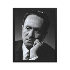 Abdolhossein Sepanta framed print on a plain backdrop in size 16"x20".