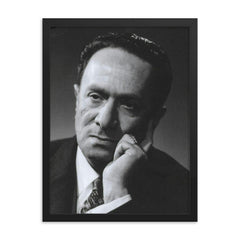 Abdolhossein Sepanta framed print on a plain backdrop in size 18"x24".