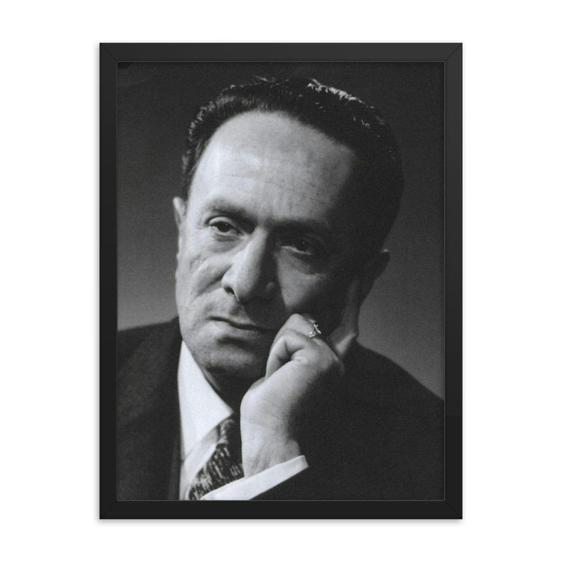 Abdolhossein Sepanta framed print on a plain backdrop in size 18