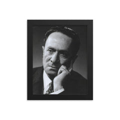 Abdolhossein Sepanta framed print on a plain backdrop in size 8"x10".