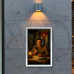 Abel Santamaria clandestine Havana safehouse scene poster 2