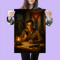 Abel Santamaria clandestine Havana safehouse scene poster 3