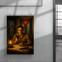 Abel Santamaria clandestine Havana safehouse scene poster 4