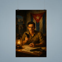 Abel Santamaria clandestine Havana safehouse scene poster 9