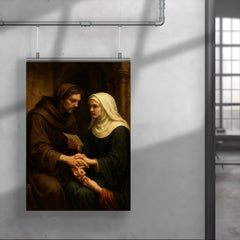 Abelard and Héloïse forbidden letters scene poster 4