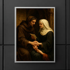 Abelard and Héloïse forbidden letters scene poster 5