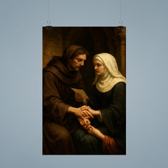 Abelard and Héloïse forbidden letters scene poster 9