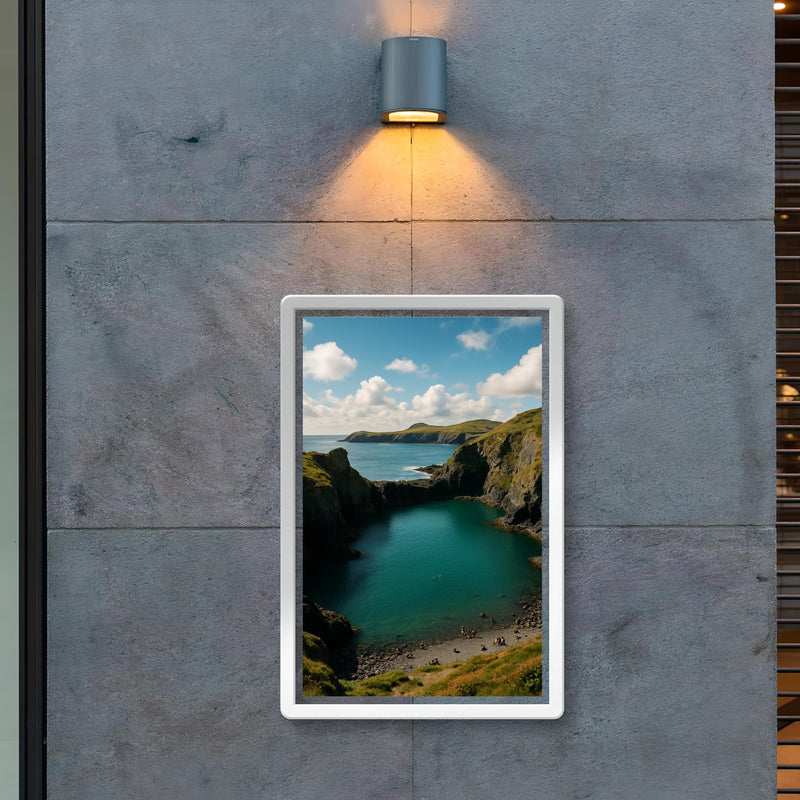 Abereiddy Blue Lagoon Wales poster 2