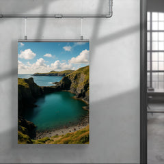 Abereiddy Blue Lagoon Wales poster 4