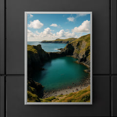 Abereiddy Blue Lagoon Wales poster 5