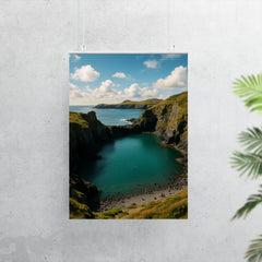 Abereiddy Blue Lagoon Wales poster 7