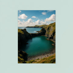 Abereiddy Blue Lagoon Wales poster 8