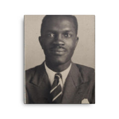 Abioseh Nicol canvas print on a plain backdrop in size 16"x20".