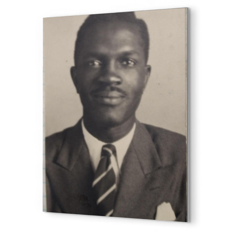 Abioseh Nicol metal print mockup