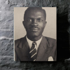 Abioseh Nicol metal print mockup