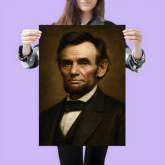 Abraham Lincoln portrait poster 3