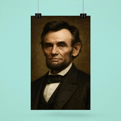 Abraham Lincoln portrait poster 6