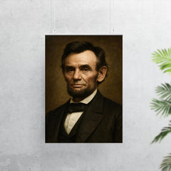 Abraham Lincoln portrait poster 7