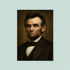 Abraham Lincoln portrait poster 8