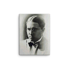 Abraham Valdelomar canvas print on a plain backdrop in size 12"x16".