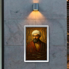 Abu al Qasim al Zahrawi with surgical instruments poster 2