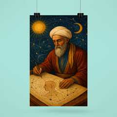 Abu Zayd al Balkhi mapping the soul and stars poster 6