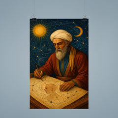 Abu Zayd al Balkhi mapping the soul and stars poster 9