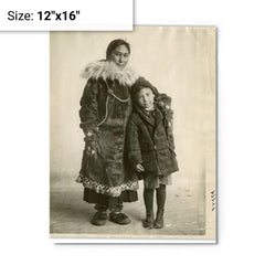 Ada Blackjack metal print on a plain backdrop in size 12"x16".