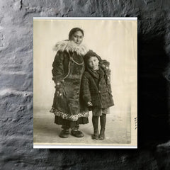 Ada Blackjack metal print mockup