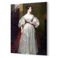 Ada Lovelace by Margaret Sarah Carpenter metal print mockup