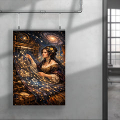 Ada Lovelace weaving algorithmic constellations poster 4