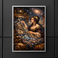 Ada Lovelace weaving algorithmic constellations poster 5