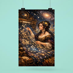 Ada Lovelace weaving algorithmic constellations poster 6