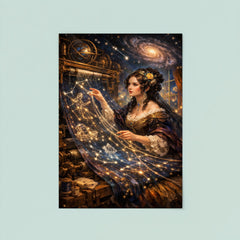 Ada Lovelace weaving algorithmic constellations poster 8