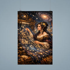 Ada Lovelace weaving algorithmic constellations poster 9