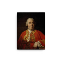 Adam Smith canvas print on a plain backdrop in size 12"x16".