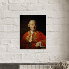 Adam Smith metal print mockup