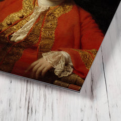 Adam Smith metal print mockup