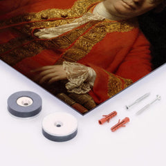 Adam Smith metal print mockup