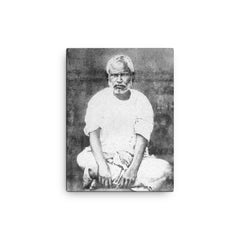 Adbhutananda canvas print on a plain backdrop in size 12"x16".