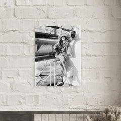 Adele Astaire metal print mockup