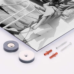 Adele Astaire metal print mockup