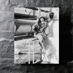 Adele Astaire metal print mockup