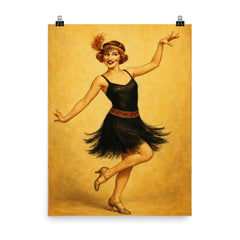 Adele Astaire poster on a plain backdrop in size 8"x10".