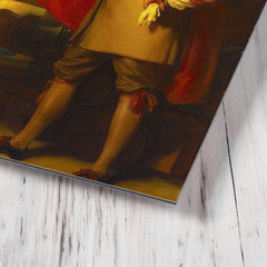 Admiral Robert Blake metal print mockup