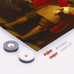 Admiral Robert Blake metal print mockup