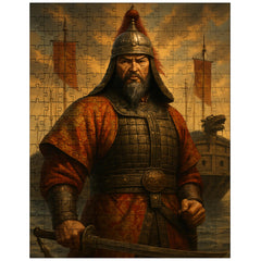 Admiral Yi Sun sin before turtle ships jigsaw puzzle