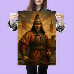 Admiral Yi Sun sin before turtle ships poster 3