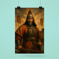 Admiral Yi Sun sin before turtle ships poster 6